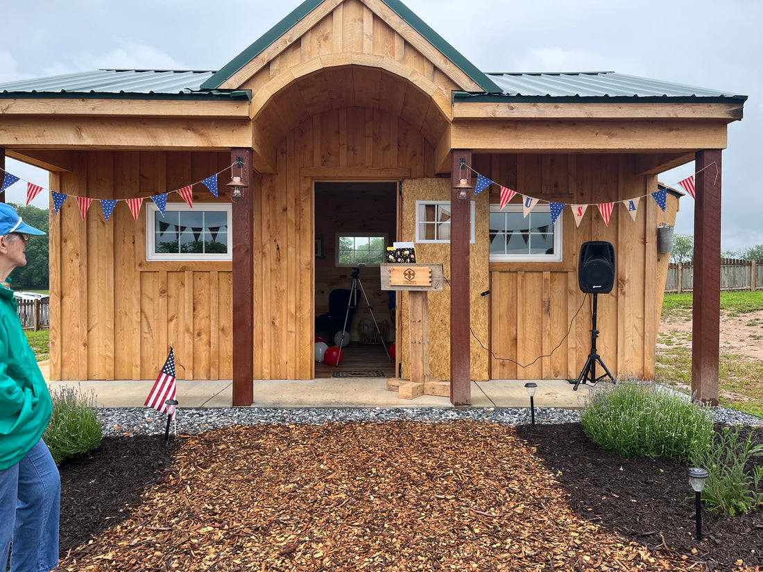 Mission Beelieve Ribbon Cutting Ceremony for Therapeutic Bee House