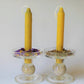 6" Beeswax Herb Taper Candles Meditation/Intention