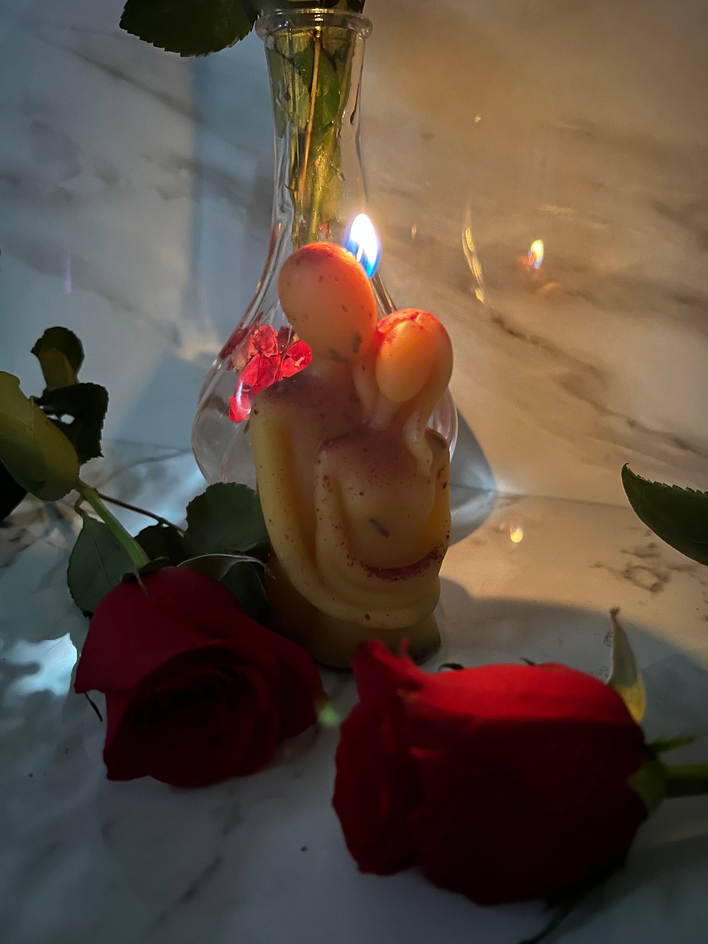 His & Her Surrounded by Love Candle