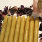 6" Beeswax Herb Taper Candles Meditation/Intention