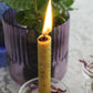 6" Beeswax Herb Taper Candles Meditation/Intention