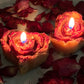 Rose & Lavendar Heart Candle (Pack of 2)