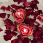 Rose & Lavendar Heart Candle (Pack of 2)